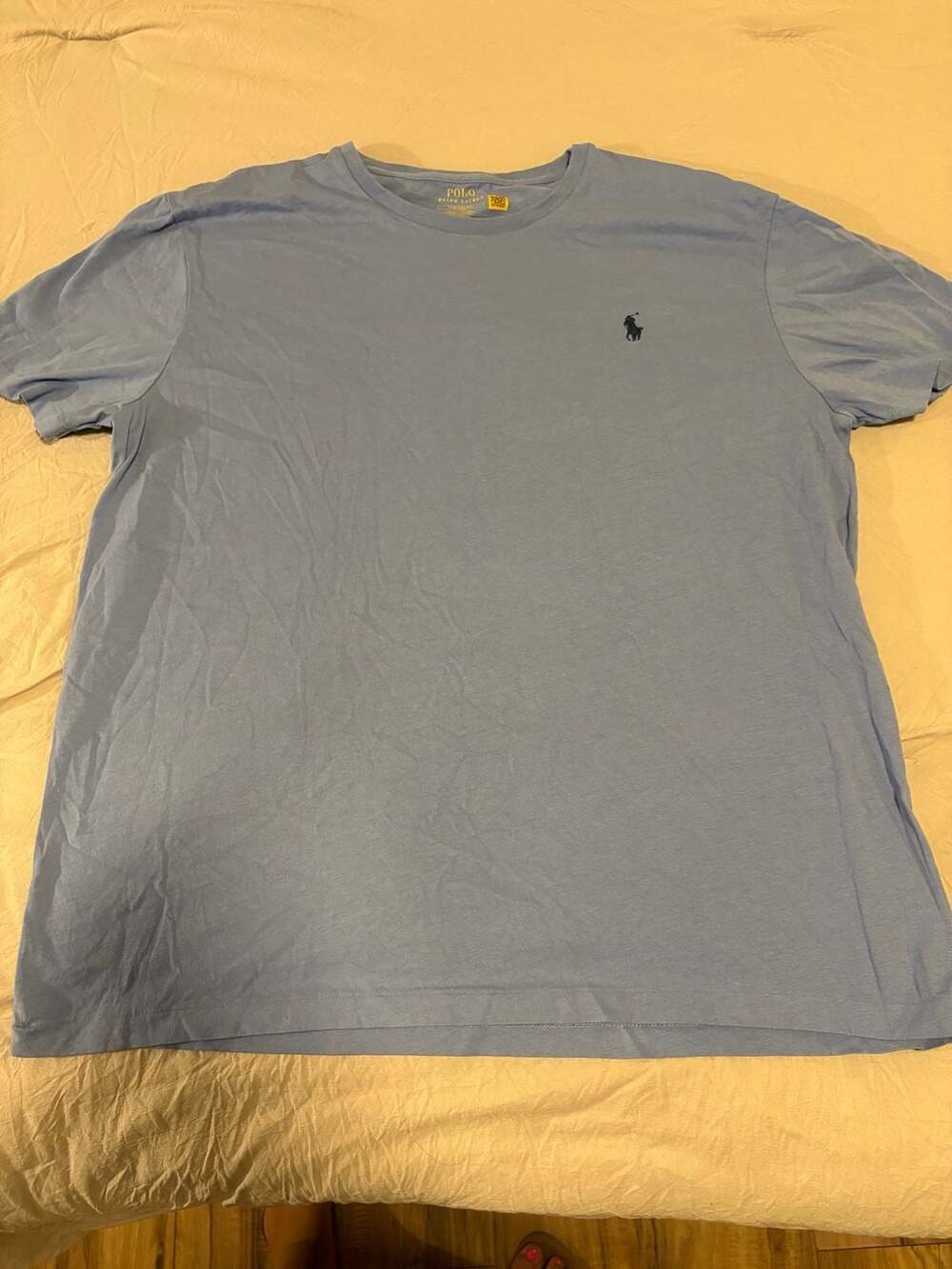 Polo Ralph Lauren  Light Blue Short Sleeve Crewneck T-Shirt Size L